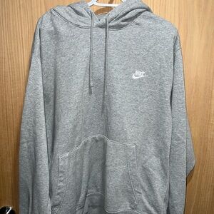 Nike Men's Light Gray Hoodie